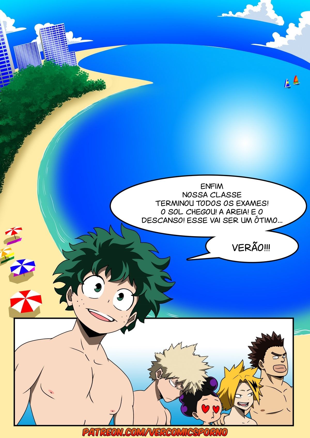 Summer School My Hero Academia Hentai pt-br 02