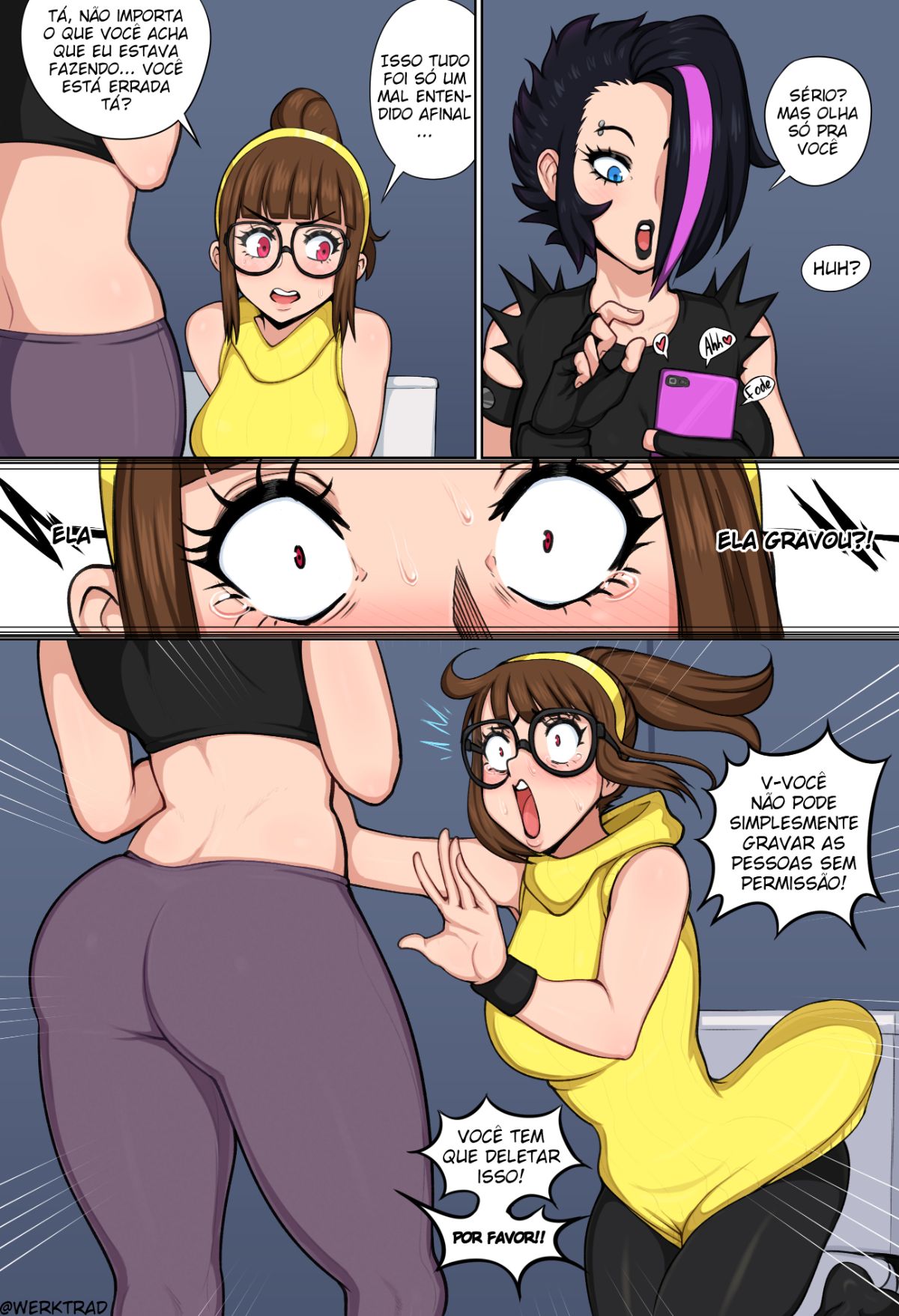 Comic Afrobull Futanari Hentai pt-br 05