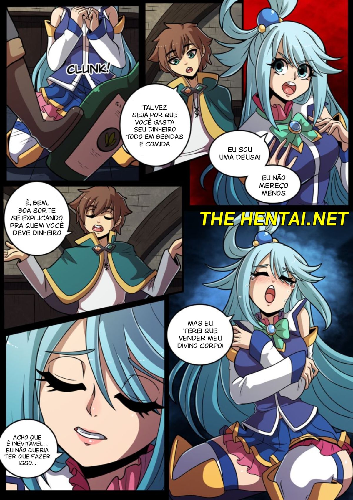 Konosubass - Aqua Quest! Hentai pt-br 04