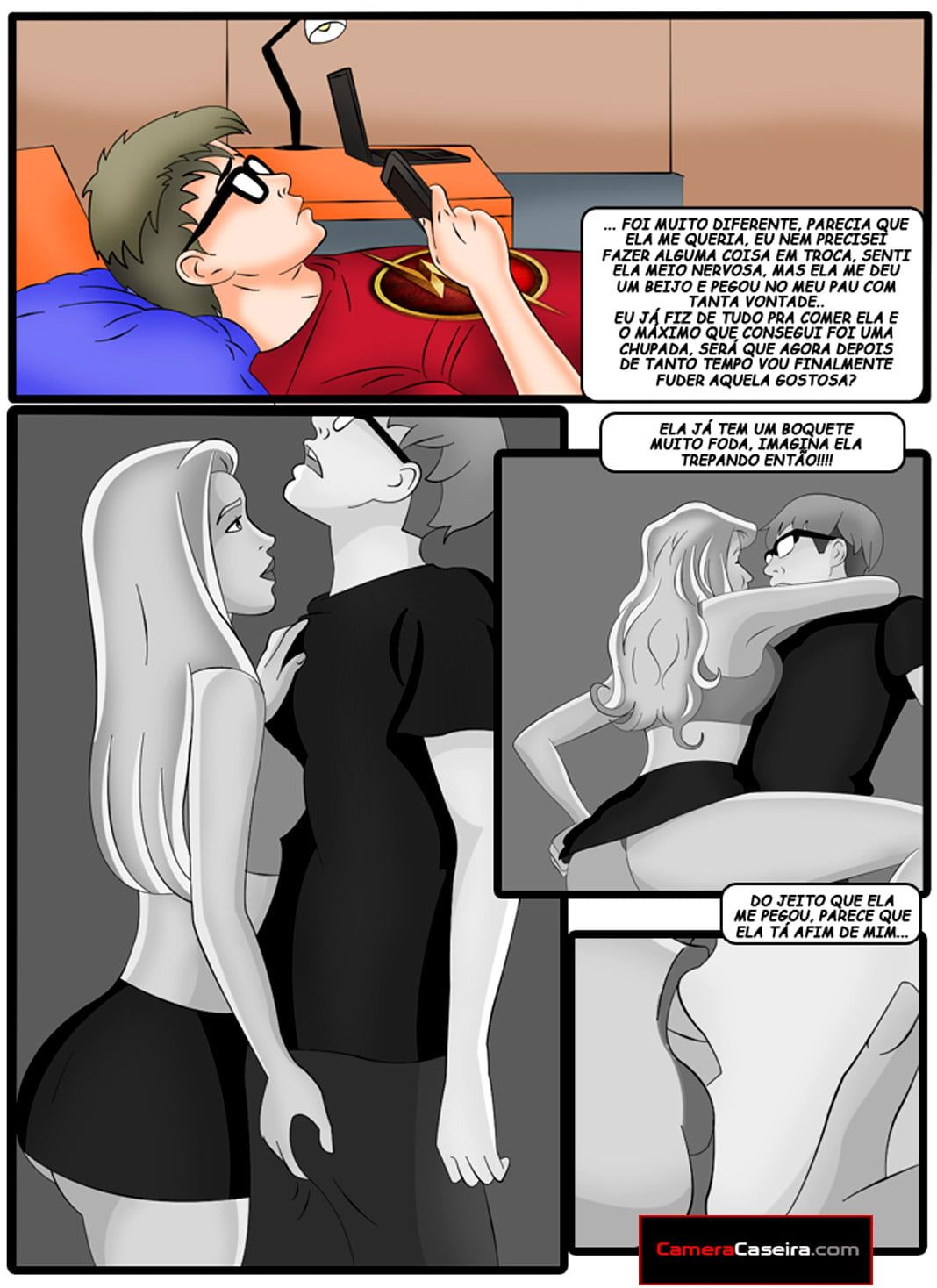 A Patricinha e o Porteiro parte 7 (Câmera Caseira) Hentai pt-br 02