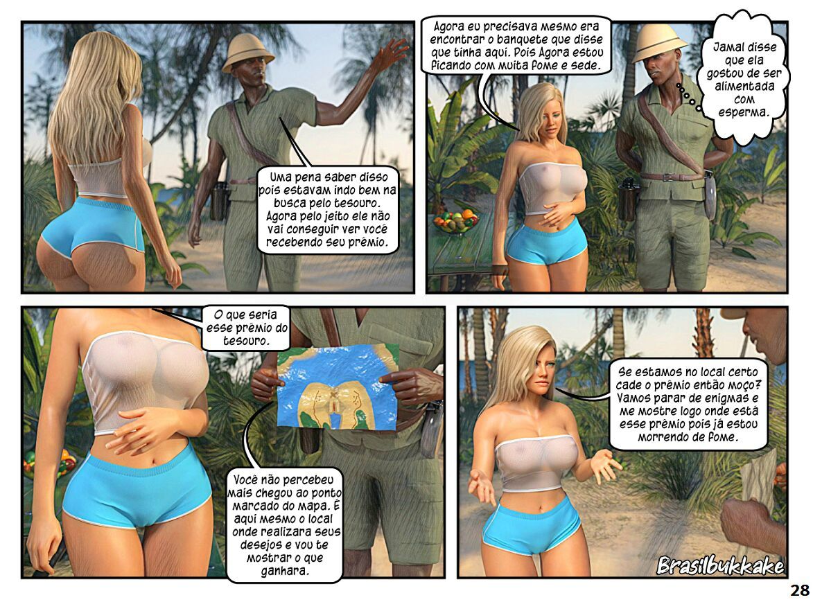 Lua de mel na Africa Hentai pt-br 29