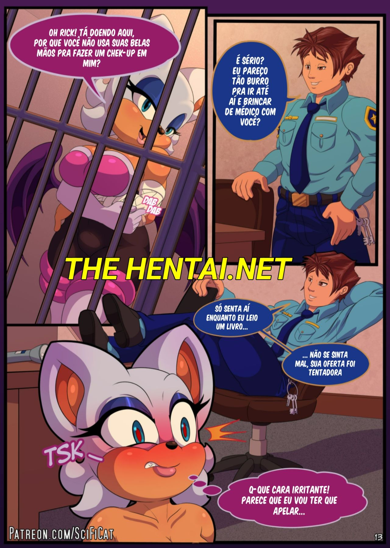 Night of the white bat Hentai pt-br 13