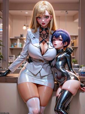 Shiny Latex Girls Part 2 Hentai pt-br 29