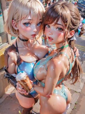 Shiny Latex Girls Part 2 Hentai pt-br 89