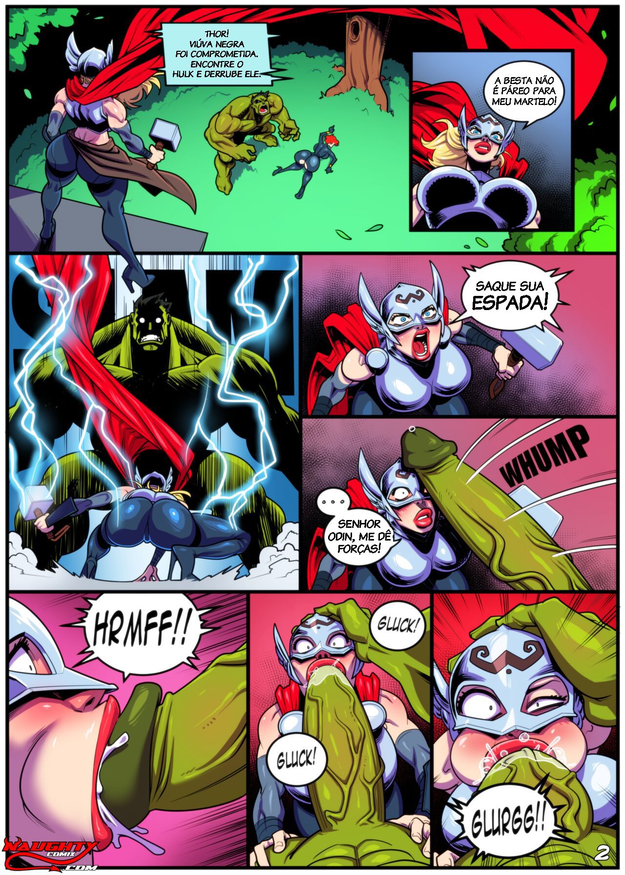 The Insatiable Hulk Hentai pt-br 02