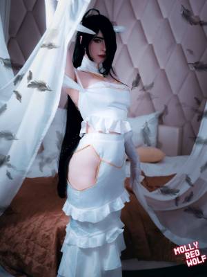  MollyRedWolf Albedo cosplay Hentai pt-br 04