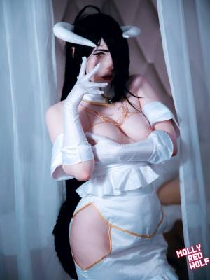  MollyRedWolf Albedo cosplay Hentai pt-br 07