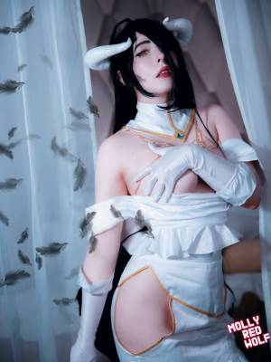  MollyRedWolf Albedo cosplay Hentai pt-br 08