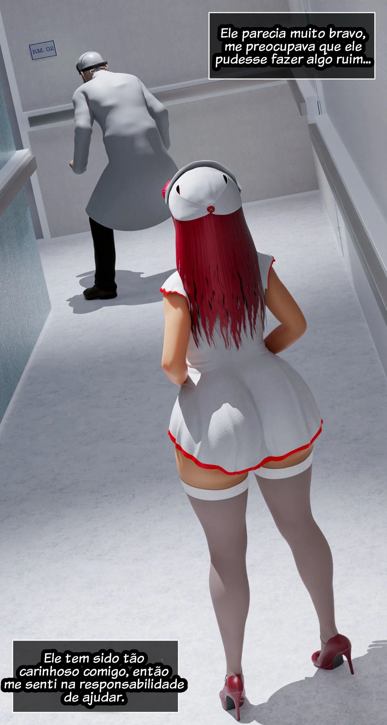 Unemployed by Rose Blue 3D Hentai pt-br 15