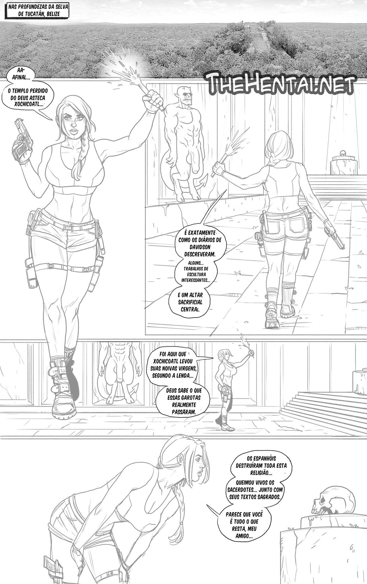 Game Over Girls: Lara Croft  Hentai pt-br 02