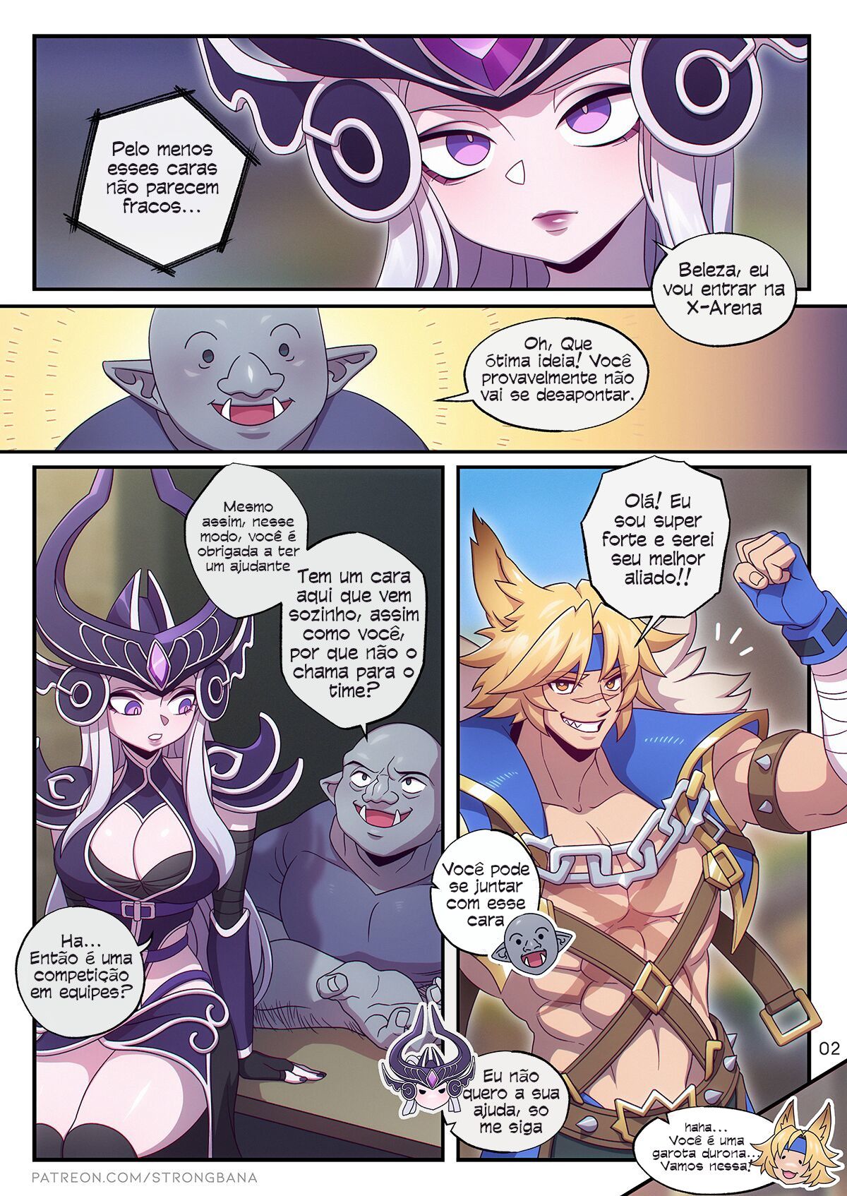 X-ARENA by Strong-Bana Hentai pt-br 04