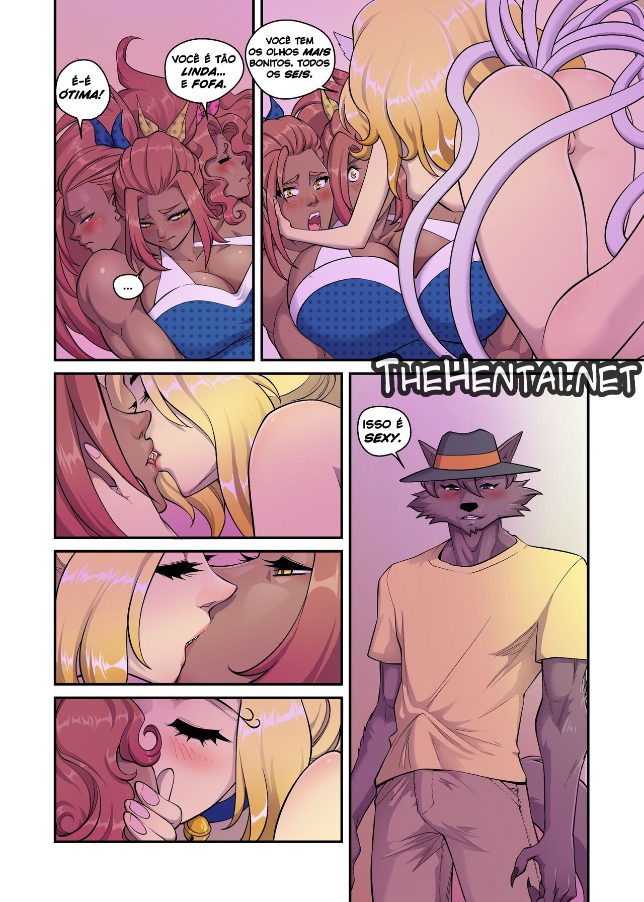 Katt x Minerva x London Part 2  Hentai pt-br 06