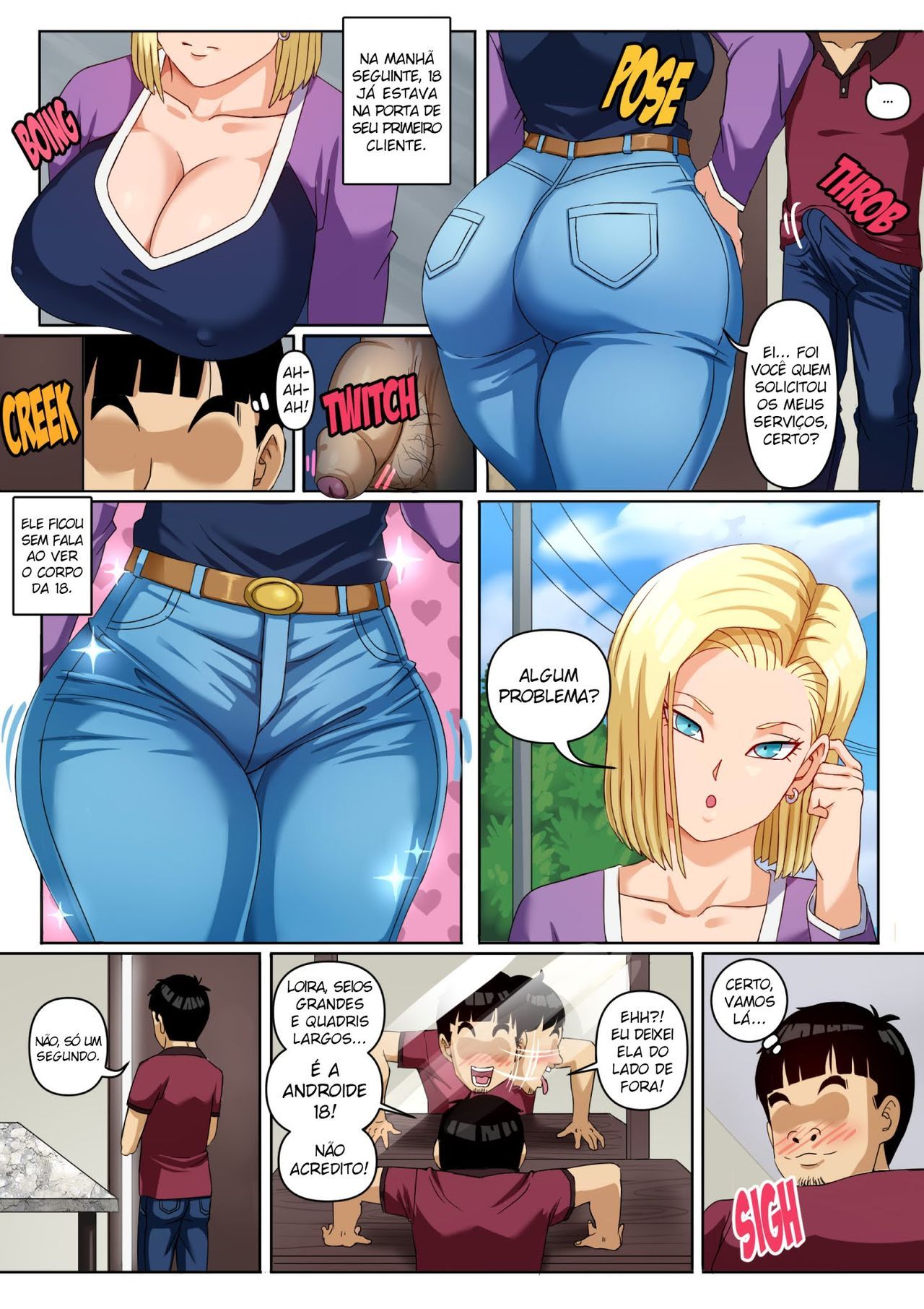 Android 18 NTR Zero Hentai pt-br 04