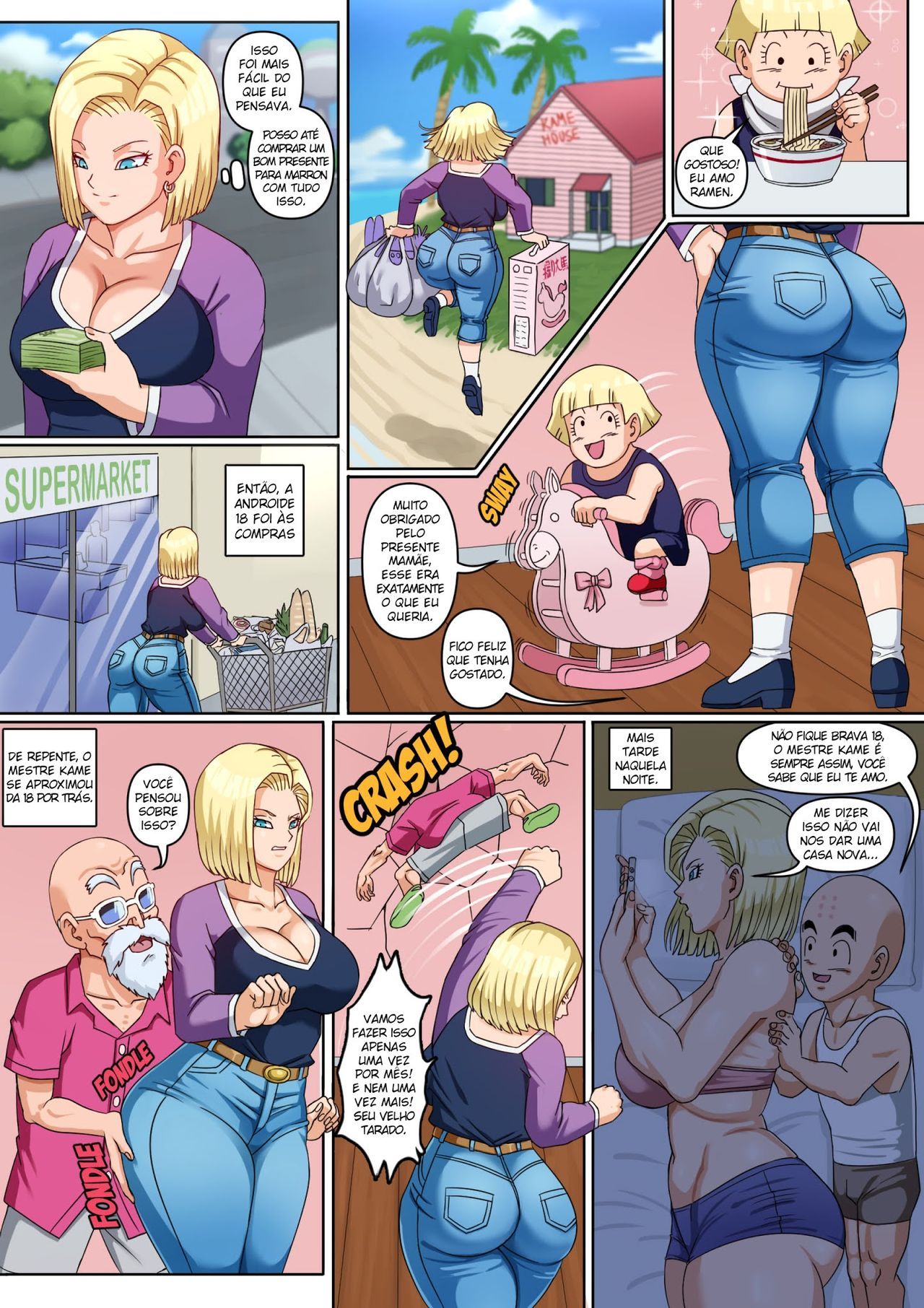 Android 18 NTR Zero Hentai pt-br 08