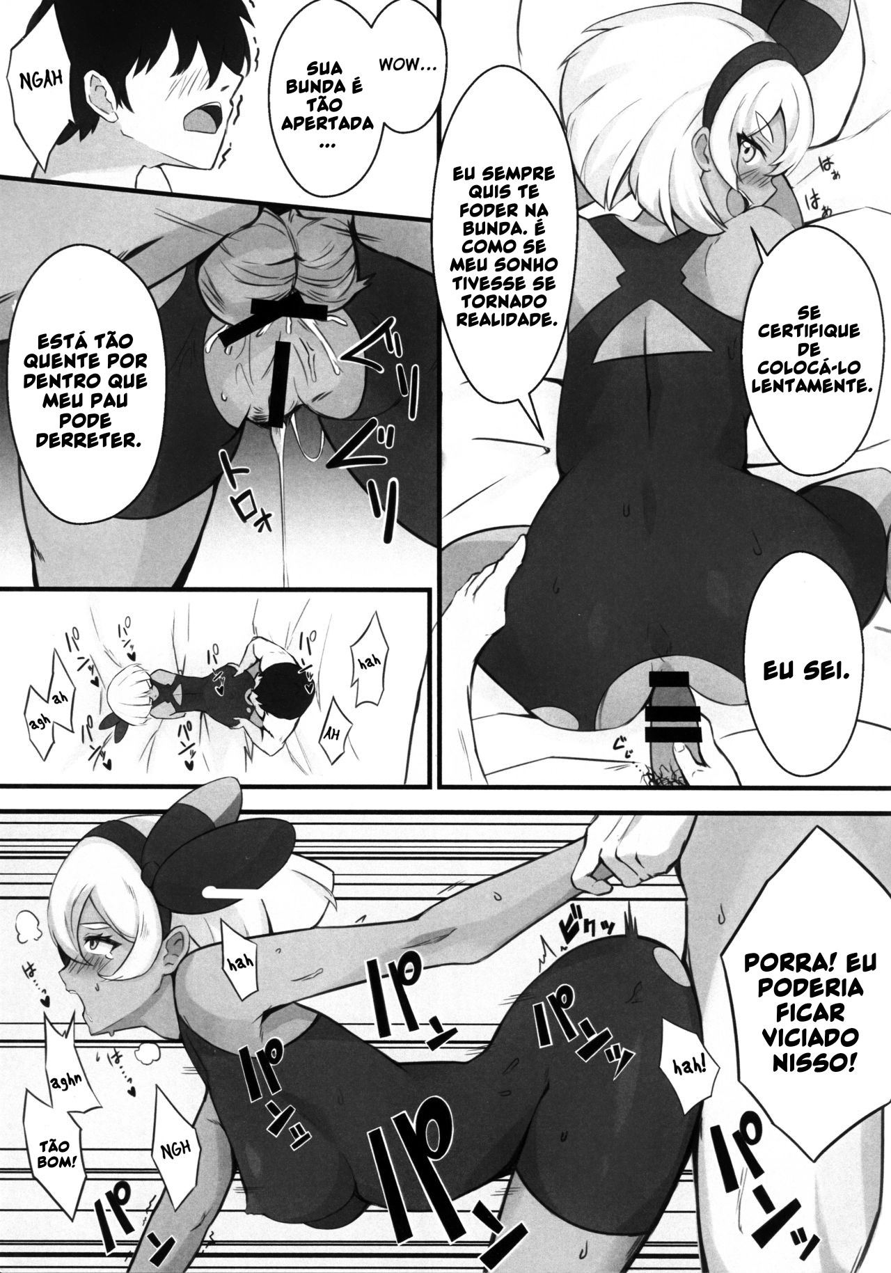 Kakutou Shoujo Wa Oshiri Ga Yowai Hentai pt-br 10