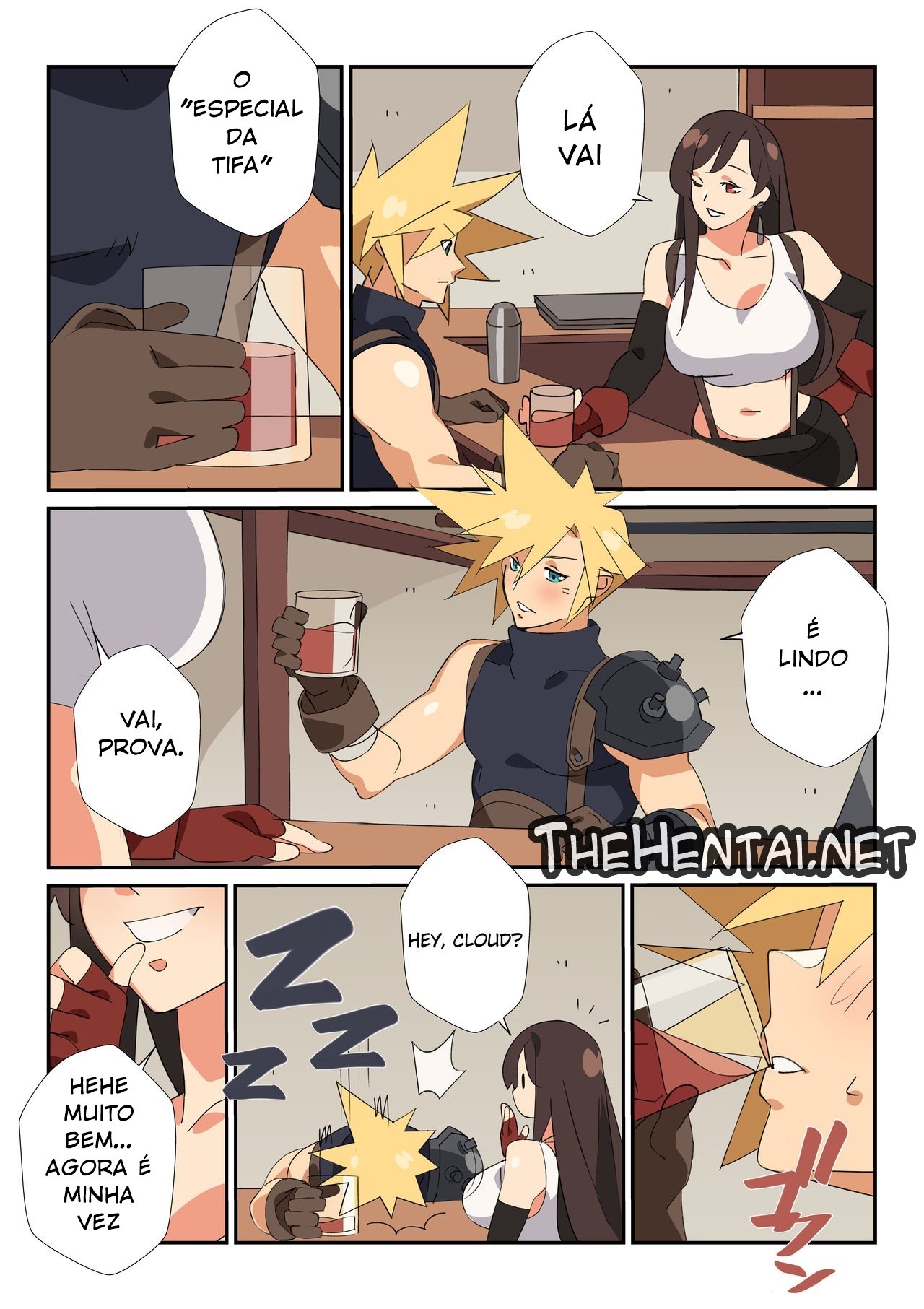 Tifa’s Special Cocktail! Hentai pt-br 06