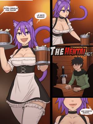 Barmaid Extra Service Hentai pt-br 02