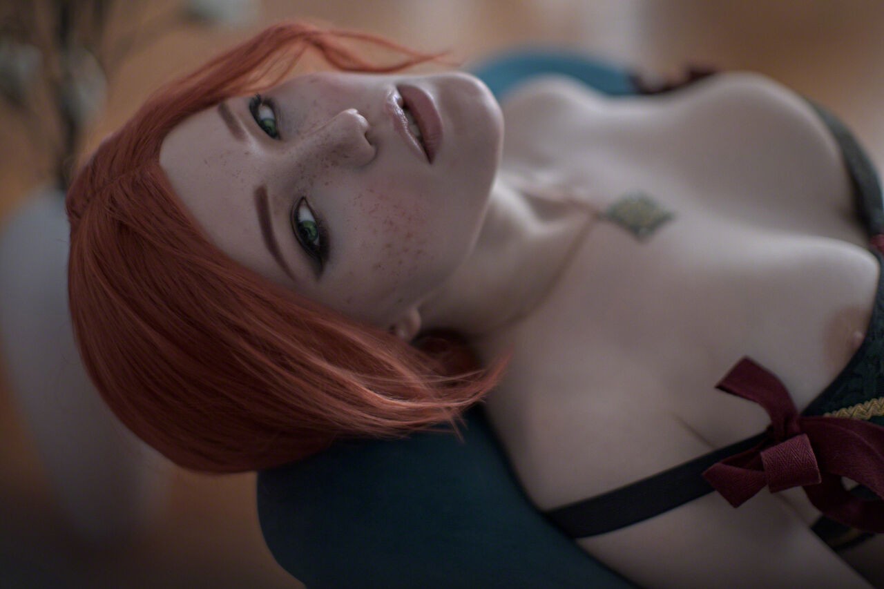 Lada Lyumos: Triss Merigold Lingerie Hentai pt-br 08