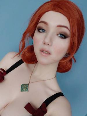 Lada Lyumos: Triss Merigold Lingerie Hentai pt-br 33