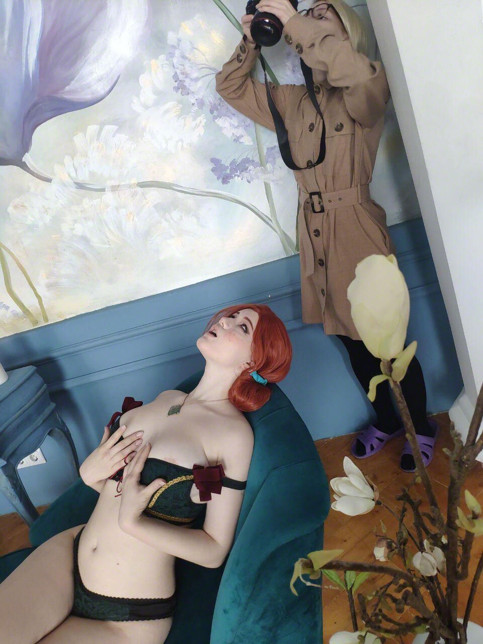 Lada Lyumos: Triss Merigold Lingerie Hentai pt-br 50