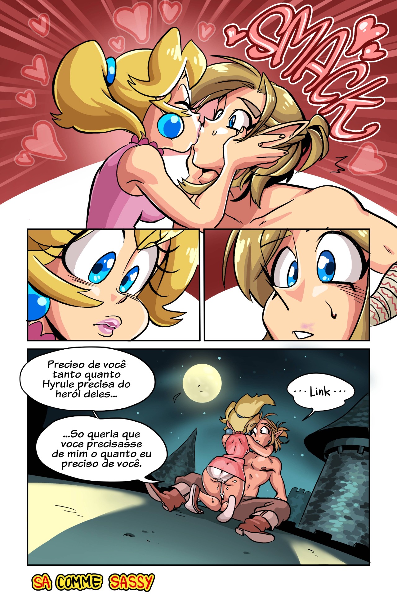 Peach Perfect Part 2: The Hero Of Hyrule Hentai pt-br 15