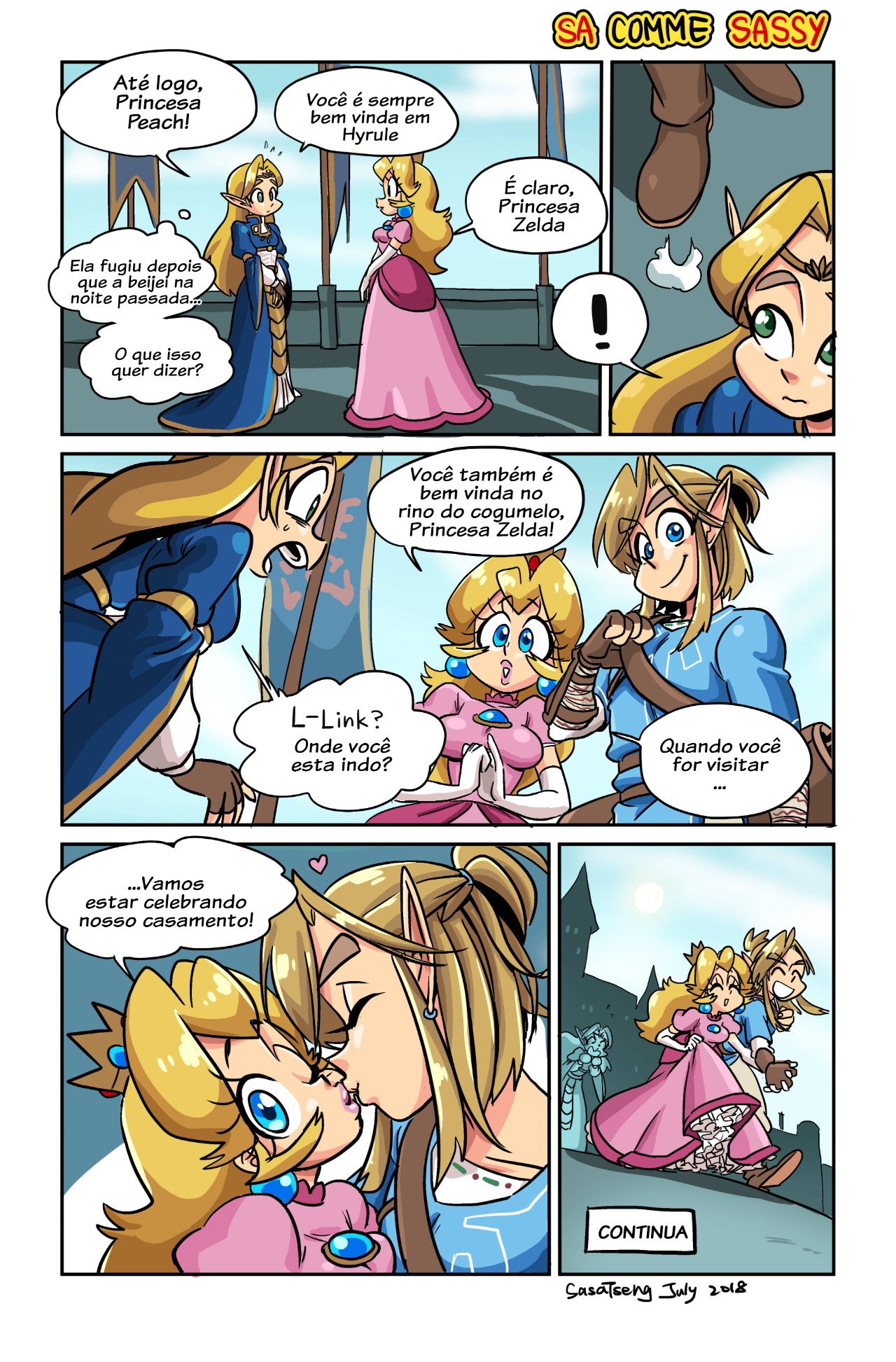 Peach Perfect Part 2: The Hero Of Hyrule Hentai pt-br 21