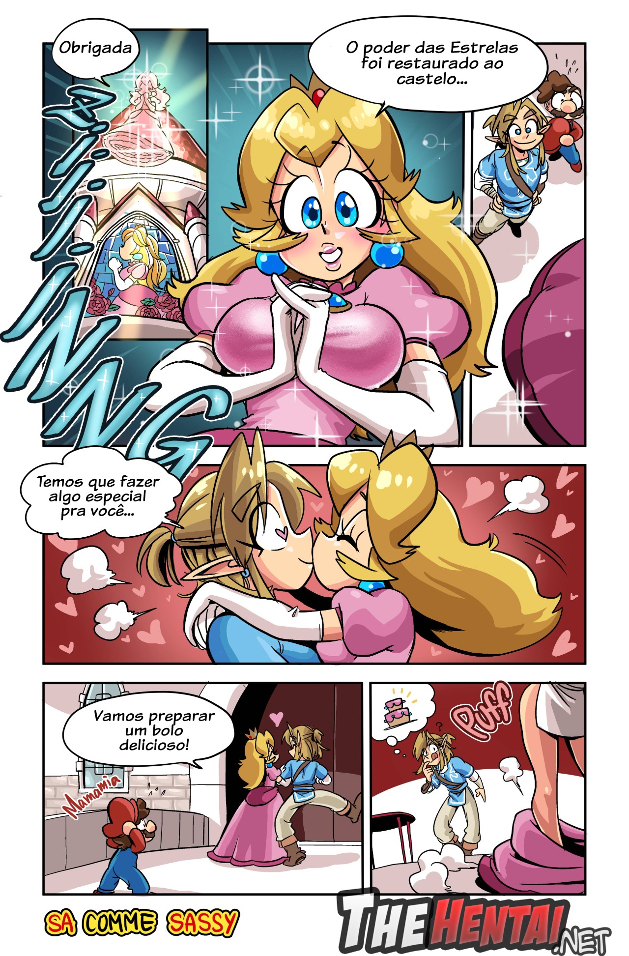 Peach Perfect Part 2: The Hero Of Hyrule Hentai pt-br 23