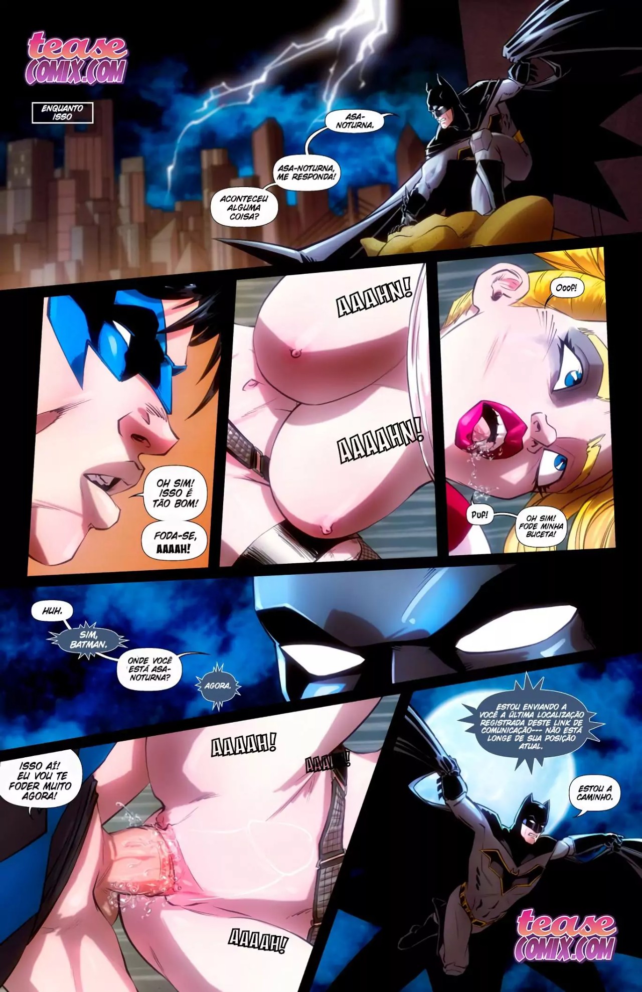 Daddy’s Lil Hooker Batman Hentai pt-br 15