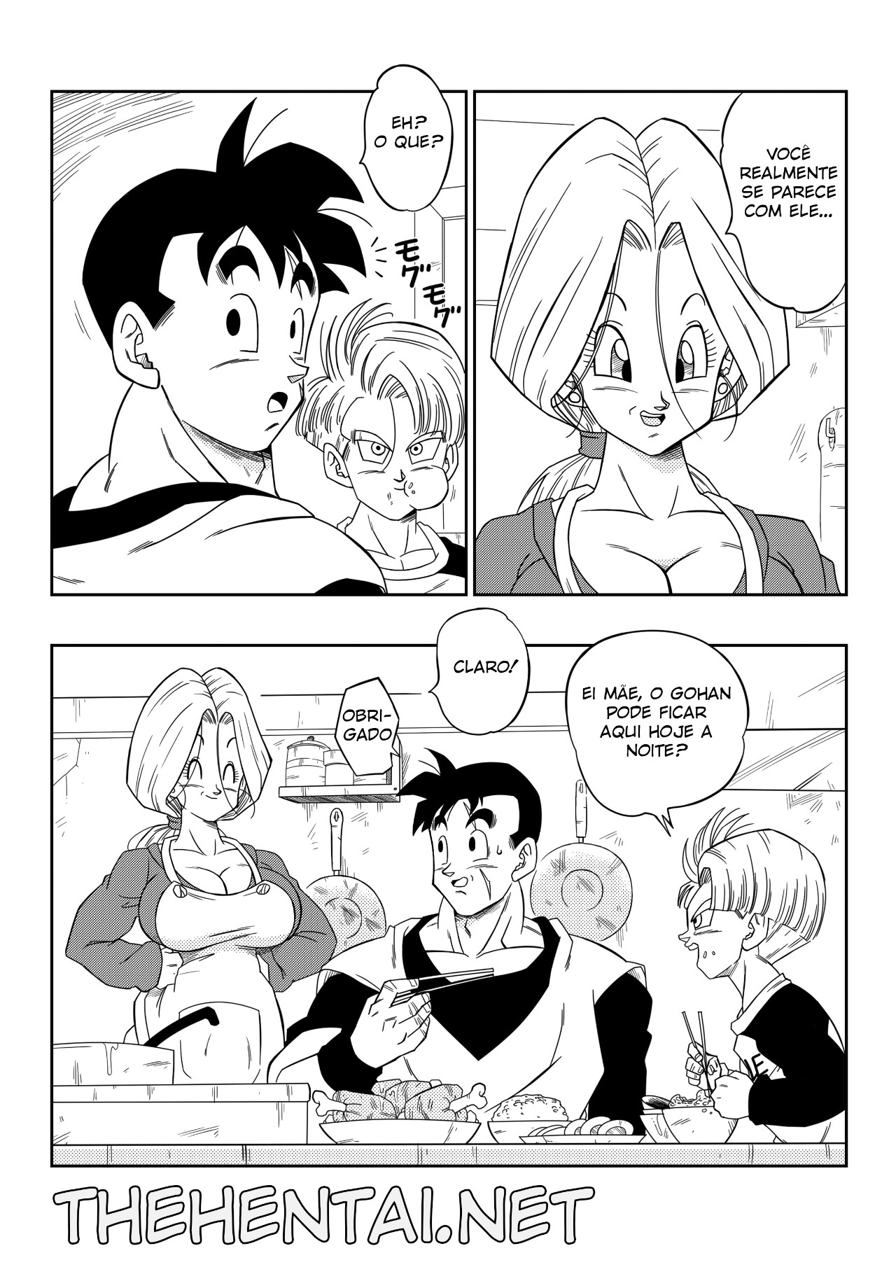 Dagon Ball: Lots Sex In This Future!! Bulma And Gohan Hentai pt-br 03