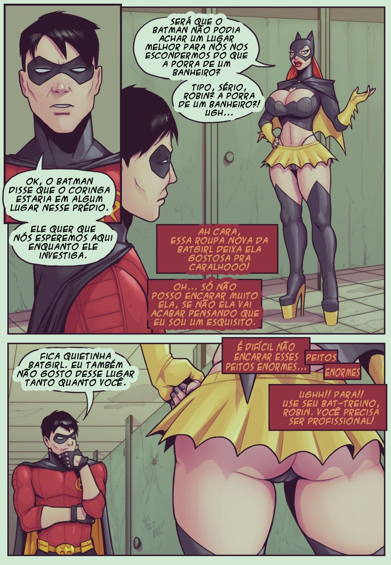 Ruined Gotham: Batgirl Loves Robin Hentai pt-br 02