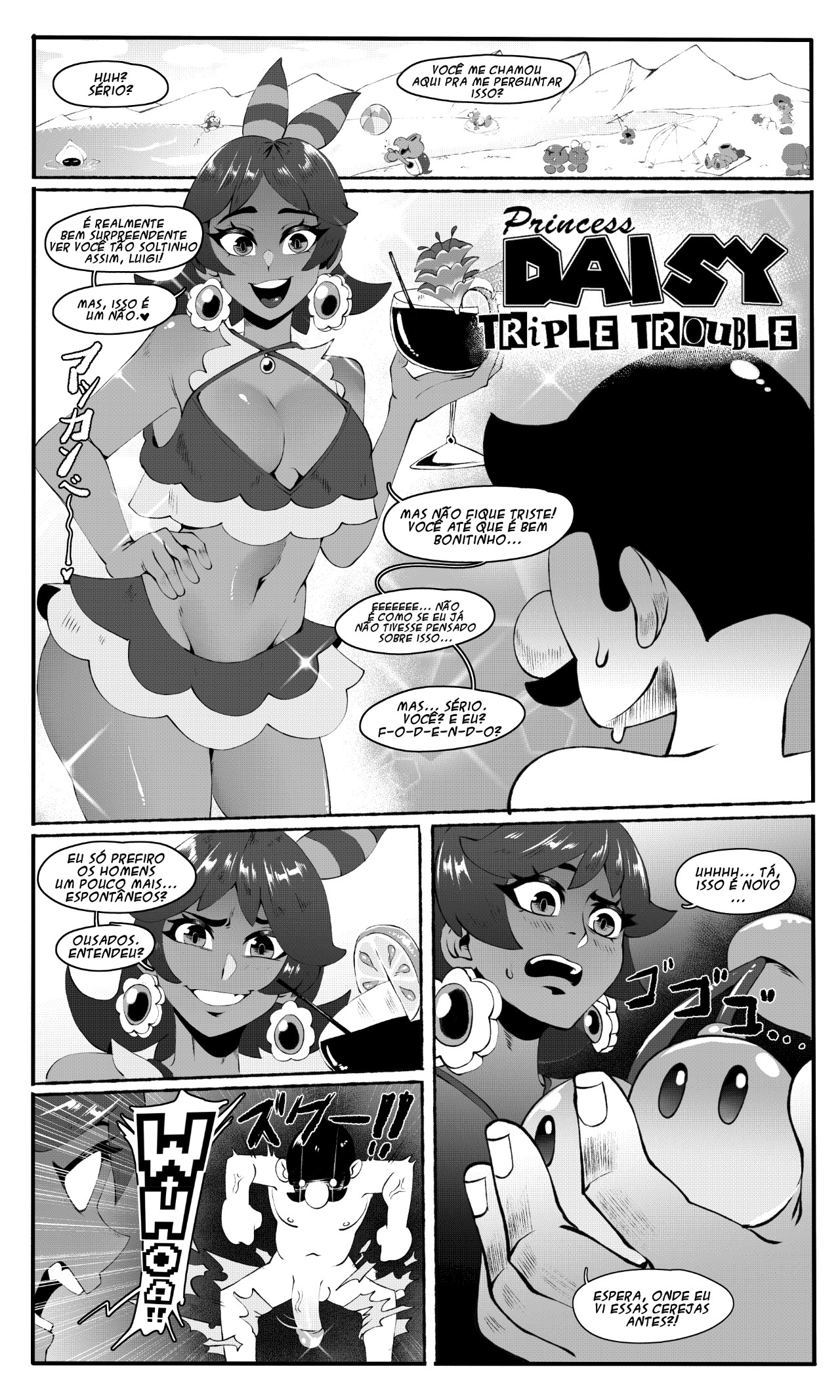 Princess Daisy: Triple Trouble Hentai pt-br 02