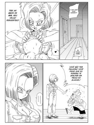 Dagon Ball: Android 18 vs Master Roshi Hentai pt-br 05