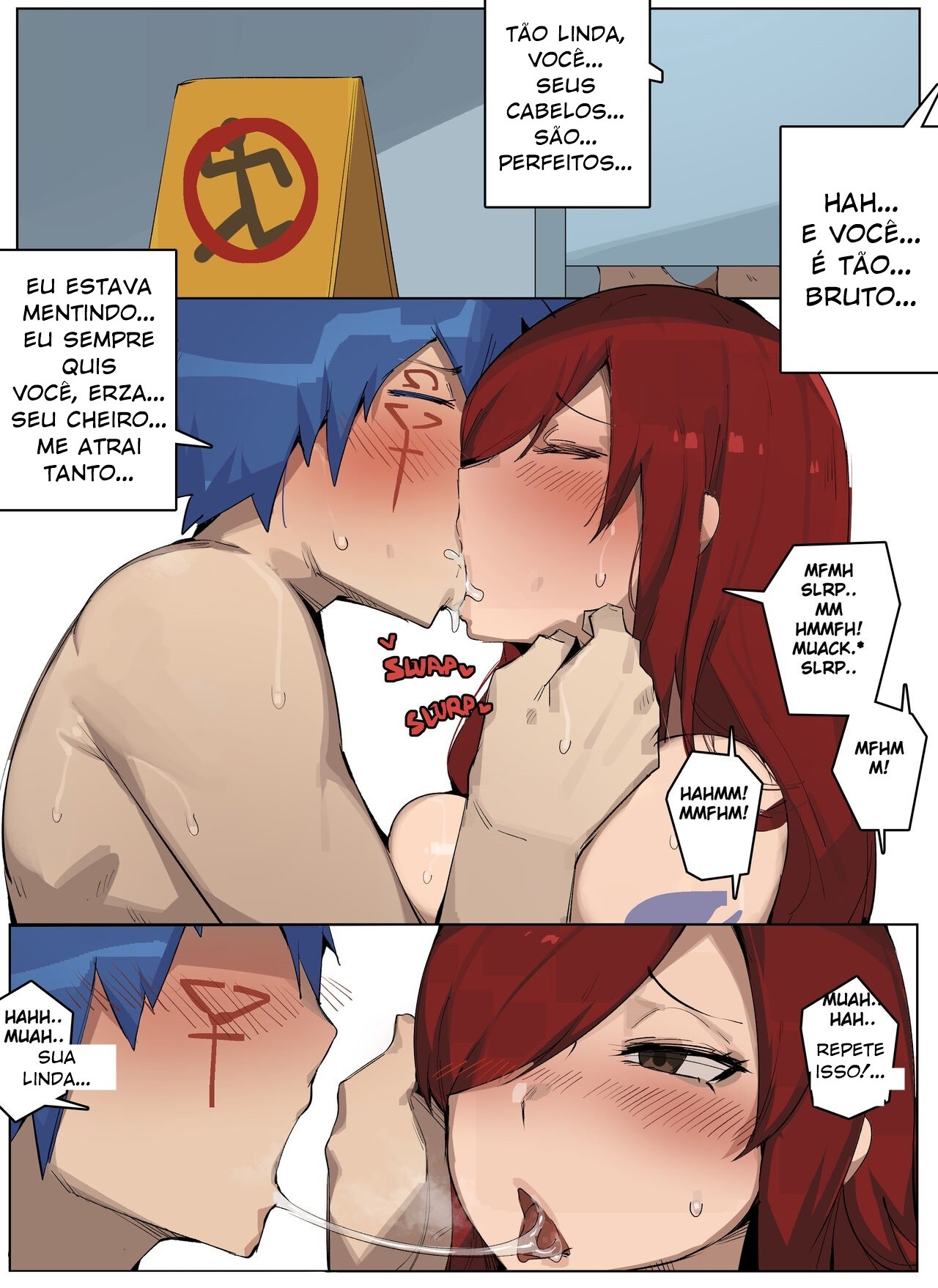 Erza x Jellal Hentai pt-br 02