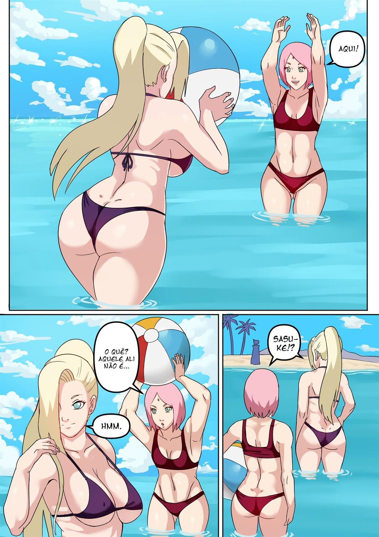 Tsunade & Ino Double Trouble Hentai pt-br 15