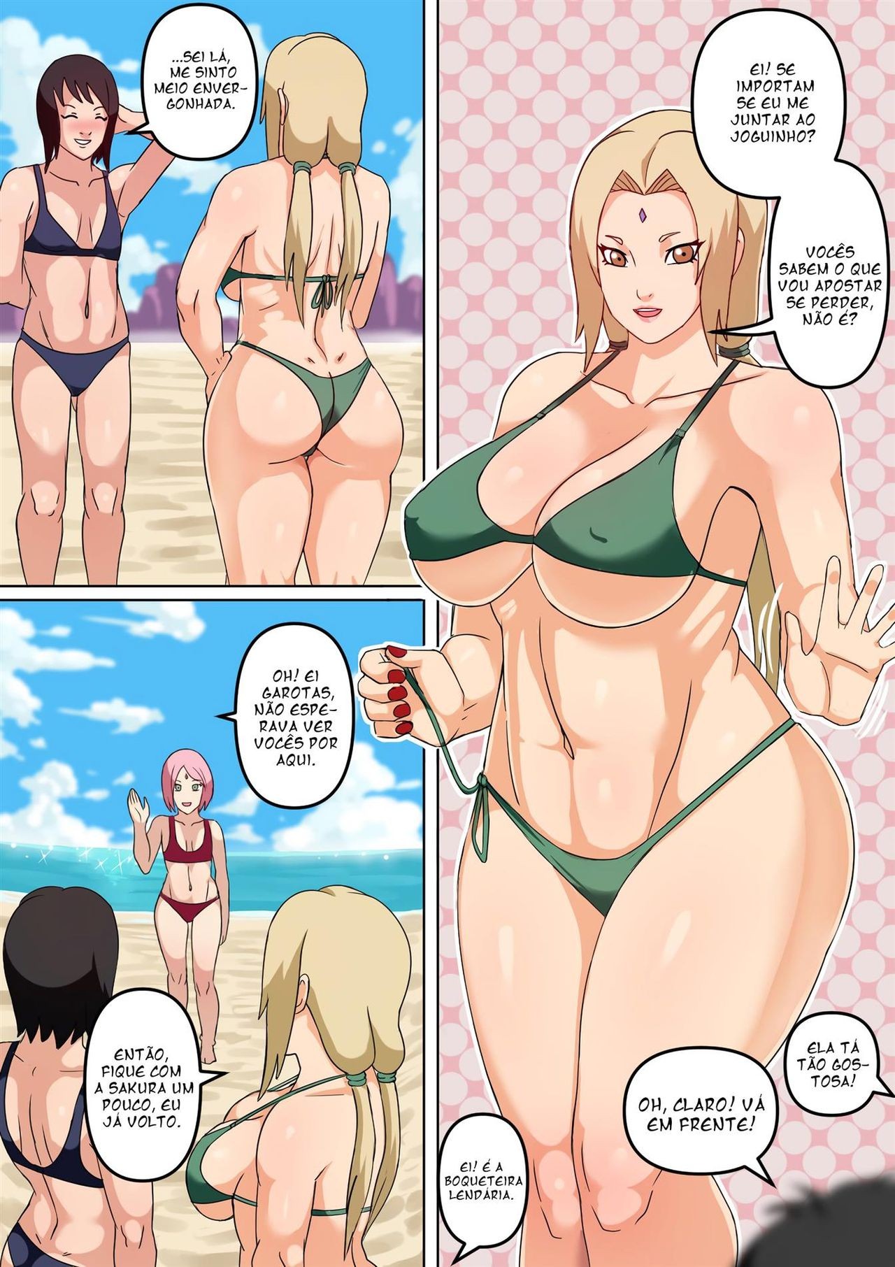 Tsunade & Ino Double Trouble Hentai pt-br 17