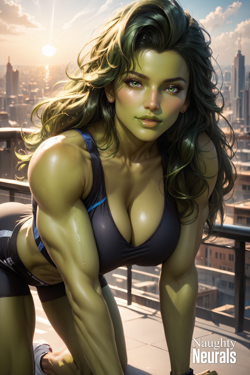 She-Hulk: Tropical Summer Hentai pt-br 07