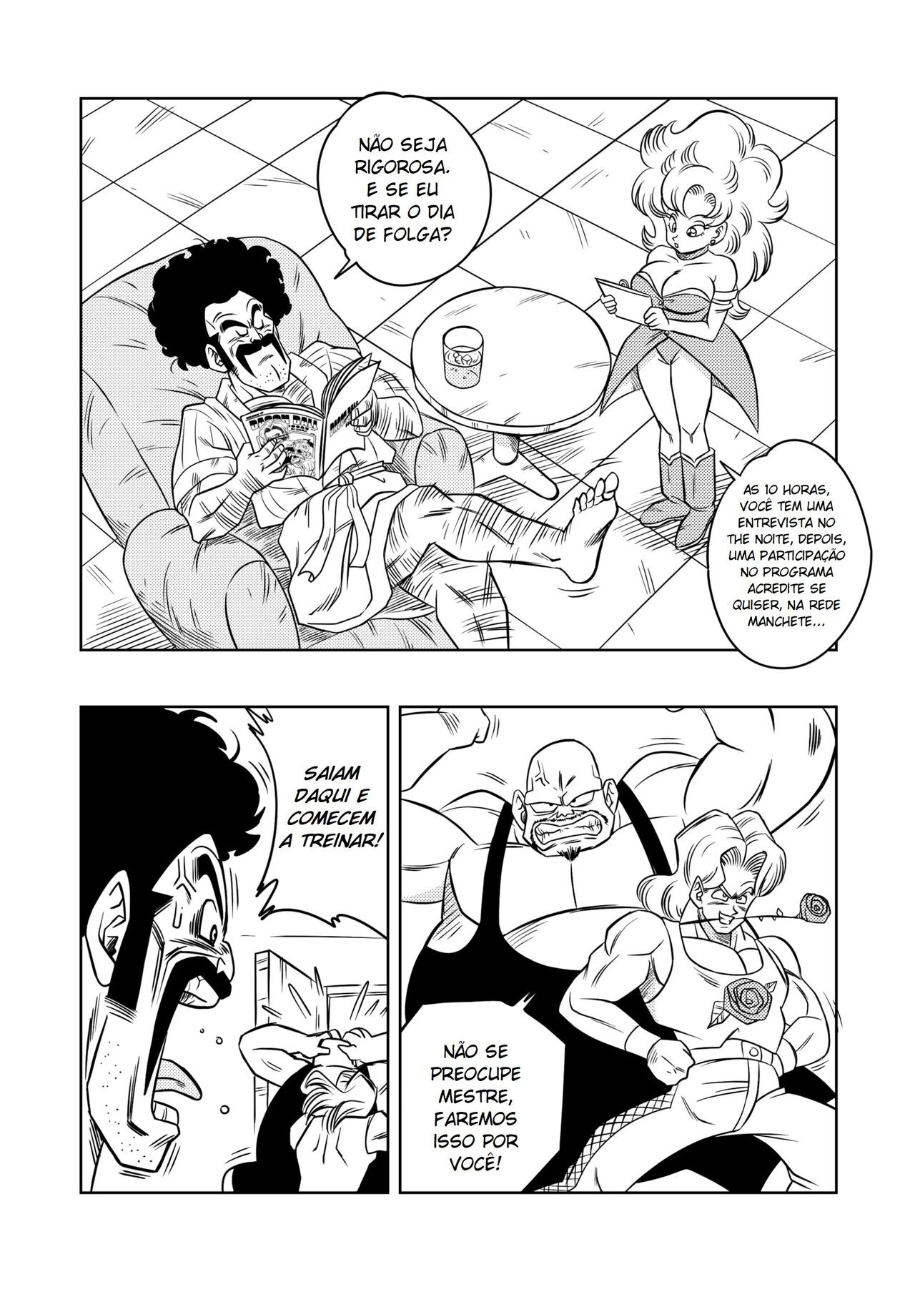 Dagon Ball: Mister Satan’s Secret Training Hentai pt-br 04