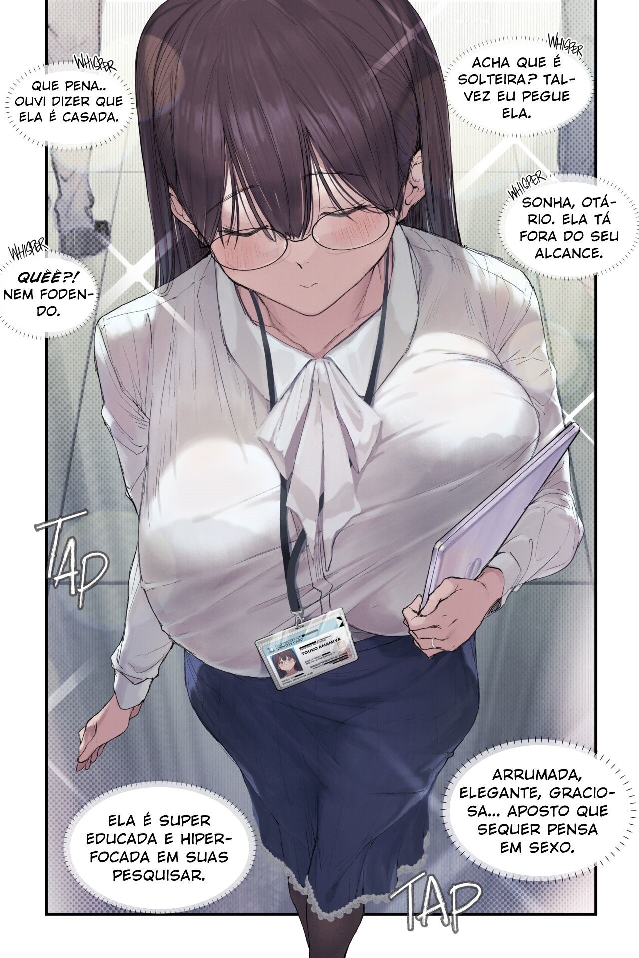 Touko Amamiya: Wife, Scholar, Professor In HEAT Hentai pt-br 04