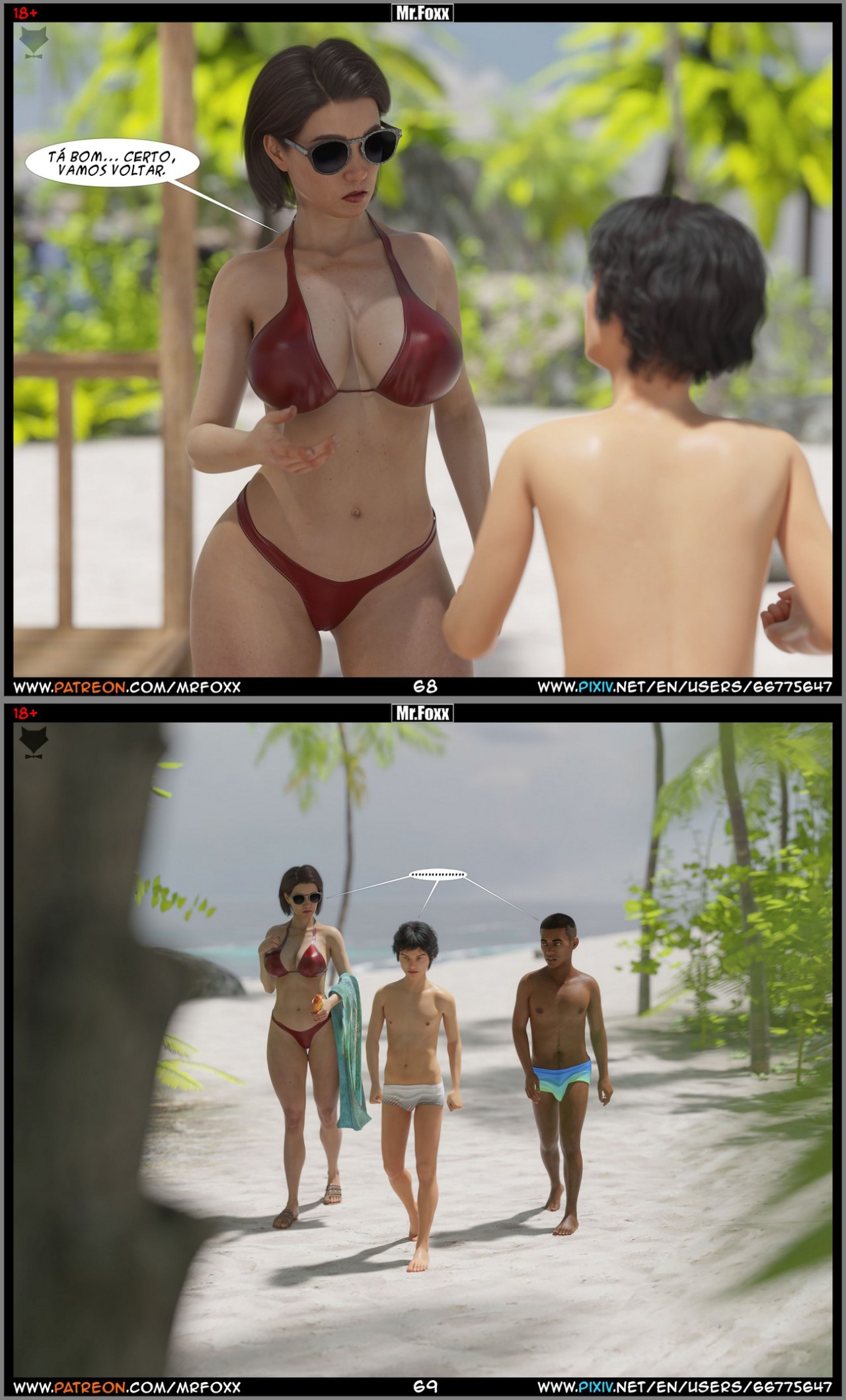 Mom's Affair By Mr.FOXX Hentai pt-br 35