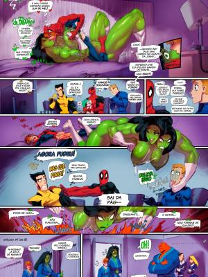 Spidey And She-Hulk: Are Noisy Neighboors Hentai pt-br 20