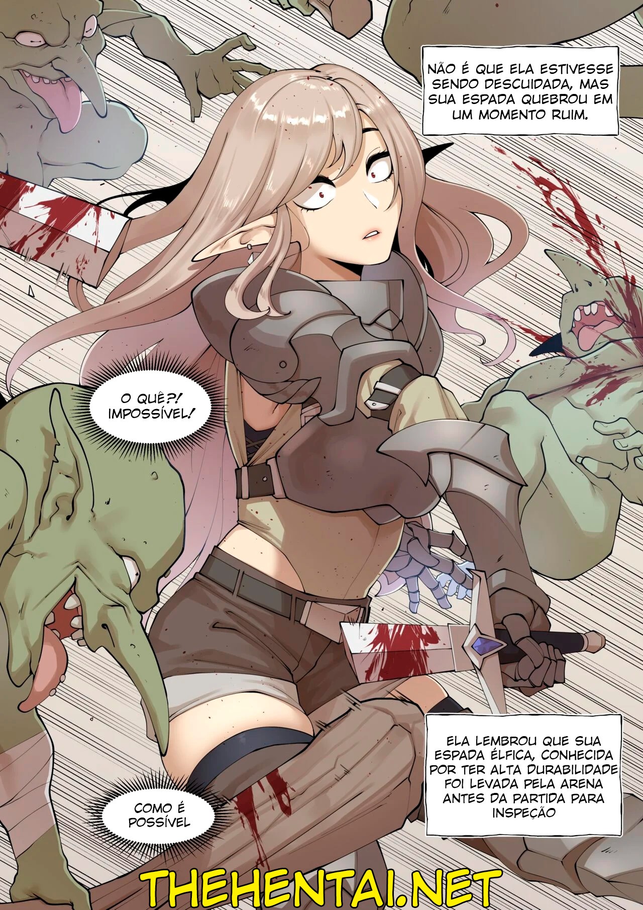 The Case Of An Elf Defeated By Goblins Hentai pt-br 04