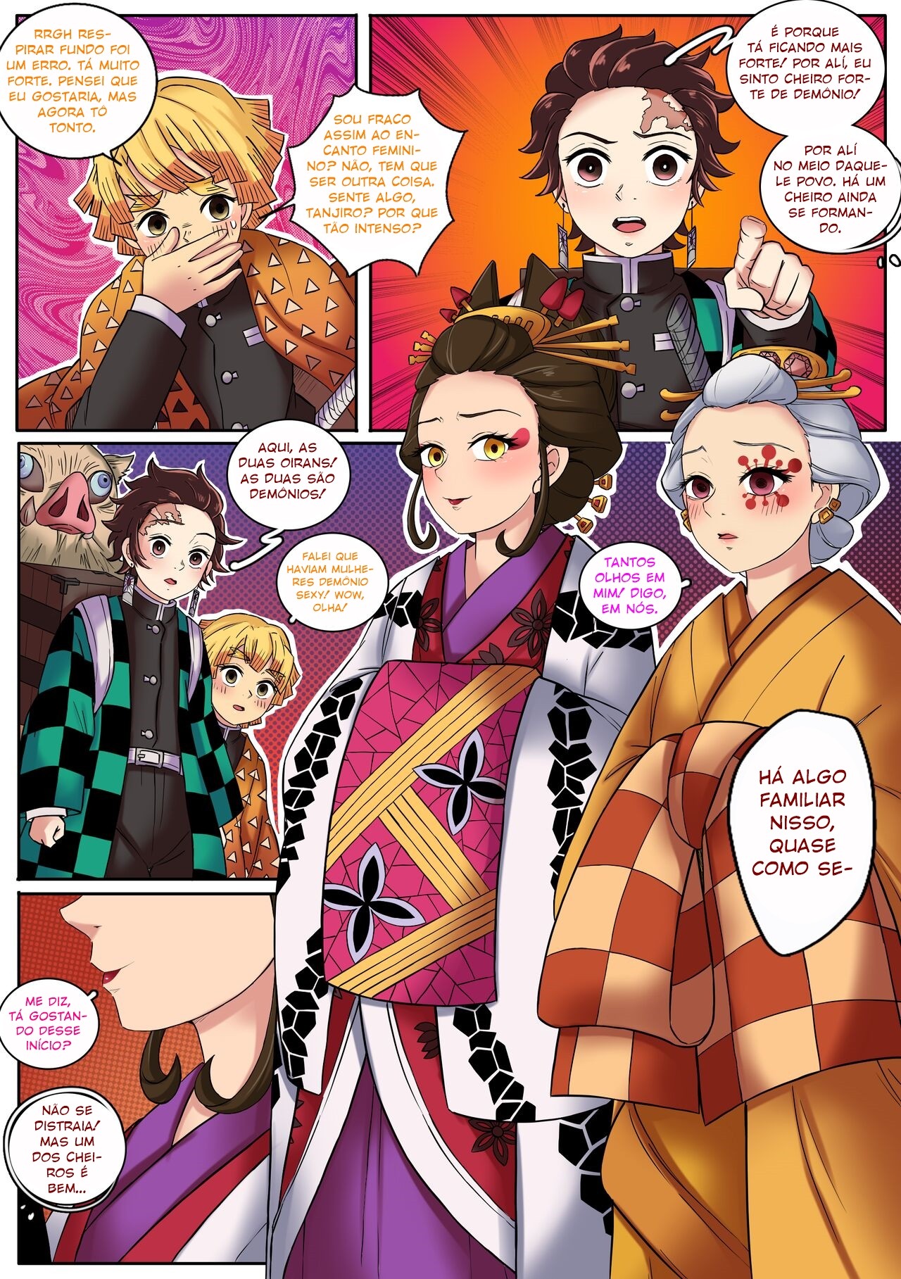 Kimetsu no Yaiba: Red Light District Hentai pt-br 11