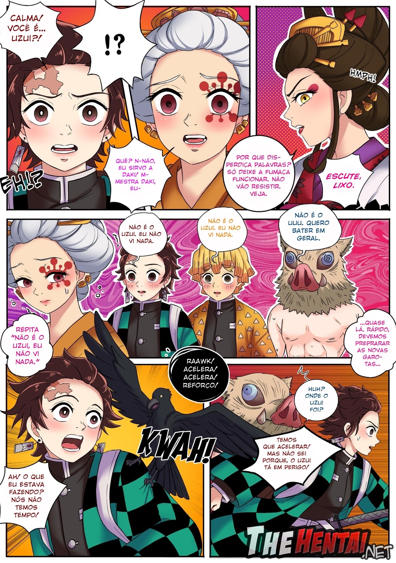 Kimetsu no Yaiba: Red Light District Hentai pt-br 12