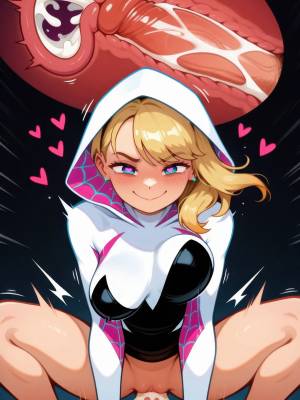 AI Generated: Gwen Stacy Hentai pt-br 13