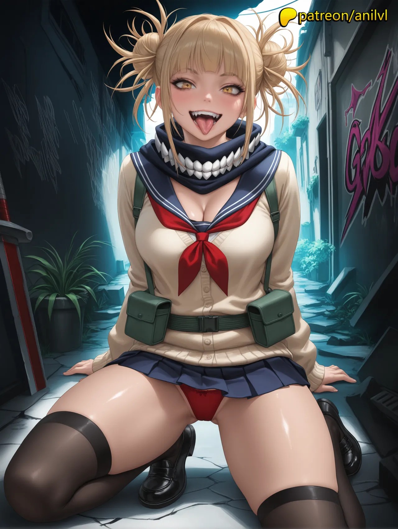 AI Generated: Himiko Toga Hentai pt-br 06