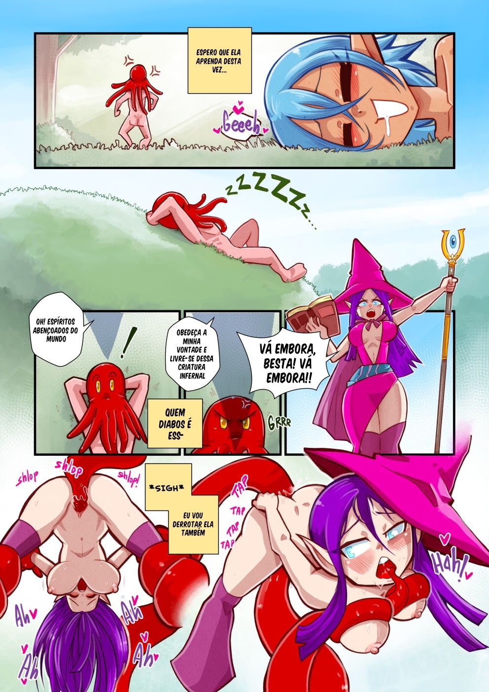 Life as a Tentacle Monster In Another World Hentai pt-br 09