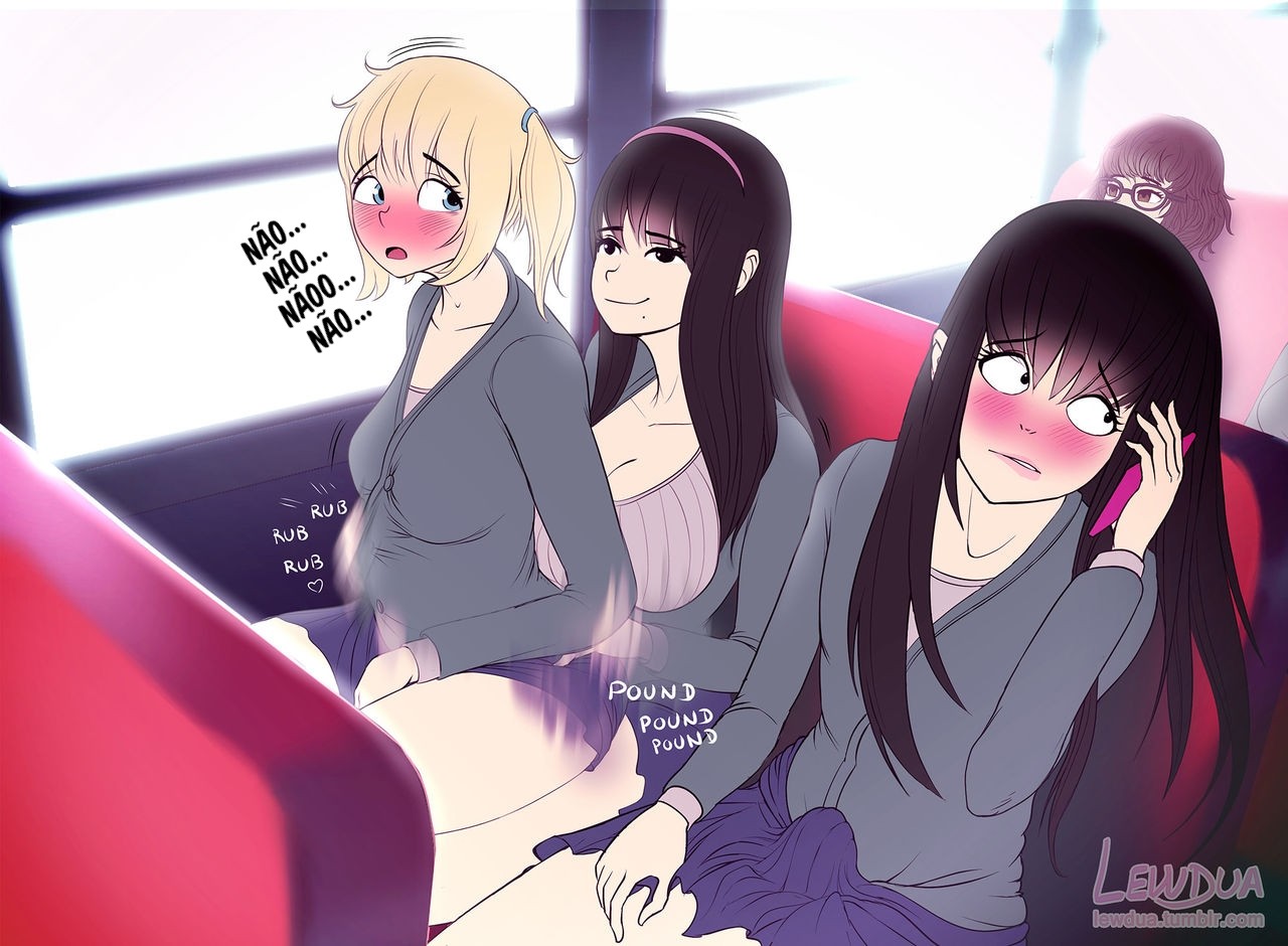 The bus story 1 and 2 Hentai pt-br 24