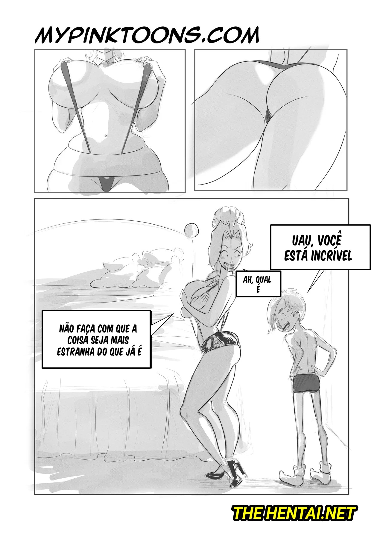 A Night With Mom Hentai pt-br 19