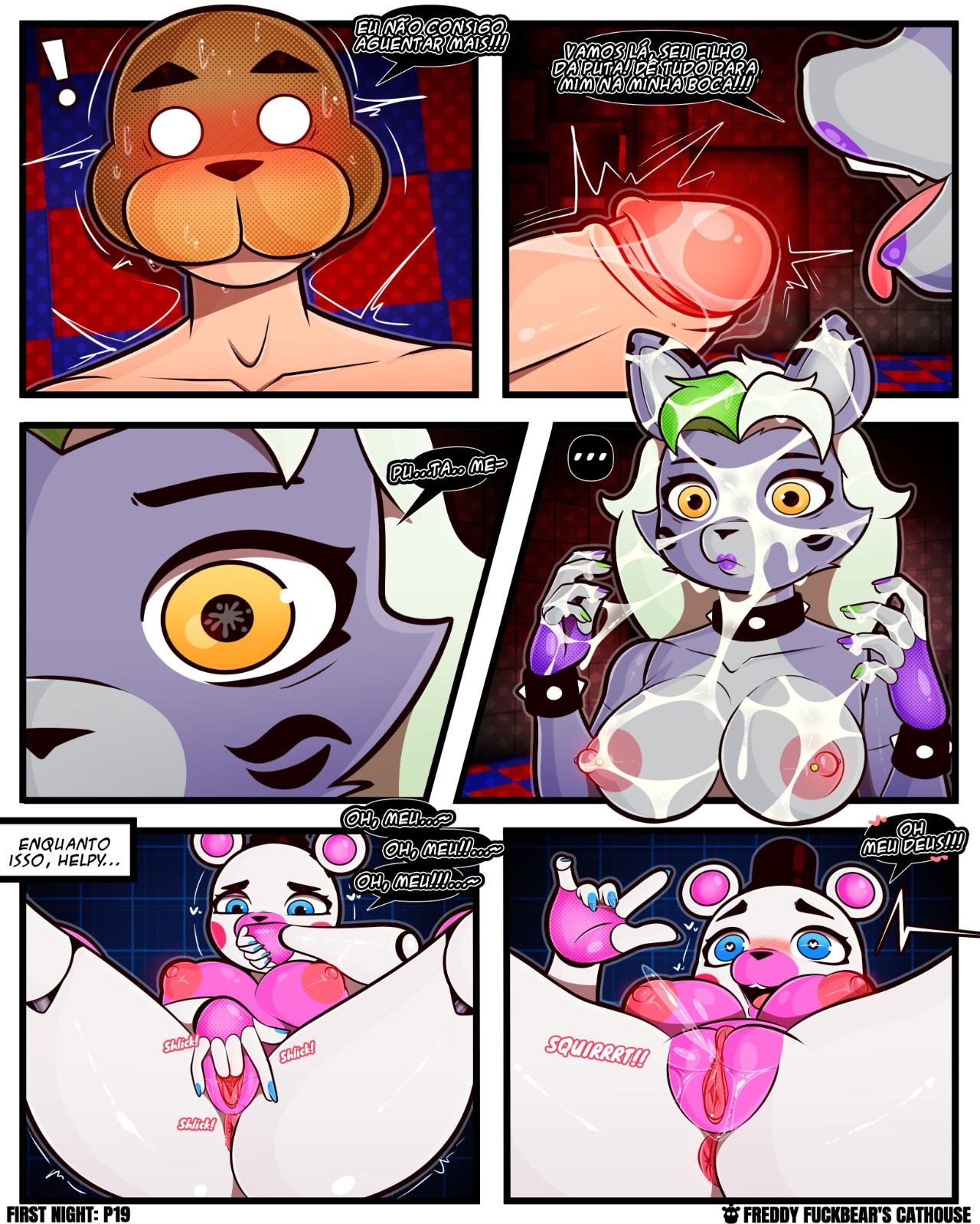 Freddy Fuckbear's Cathouse: First Night Hentai pt-br 20