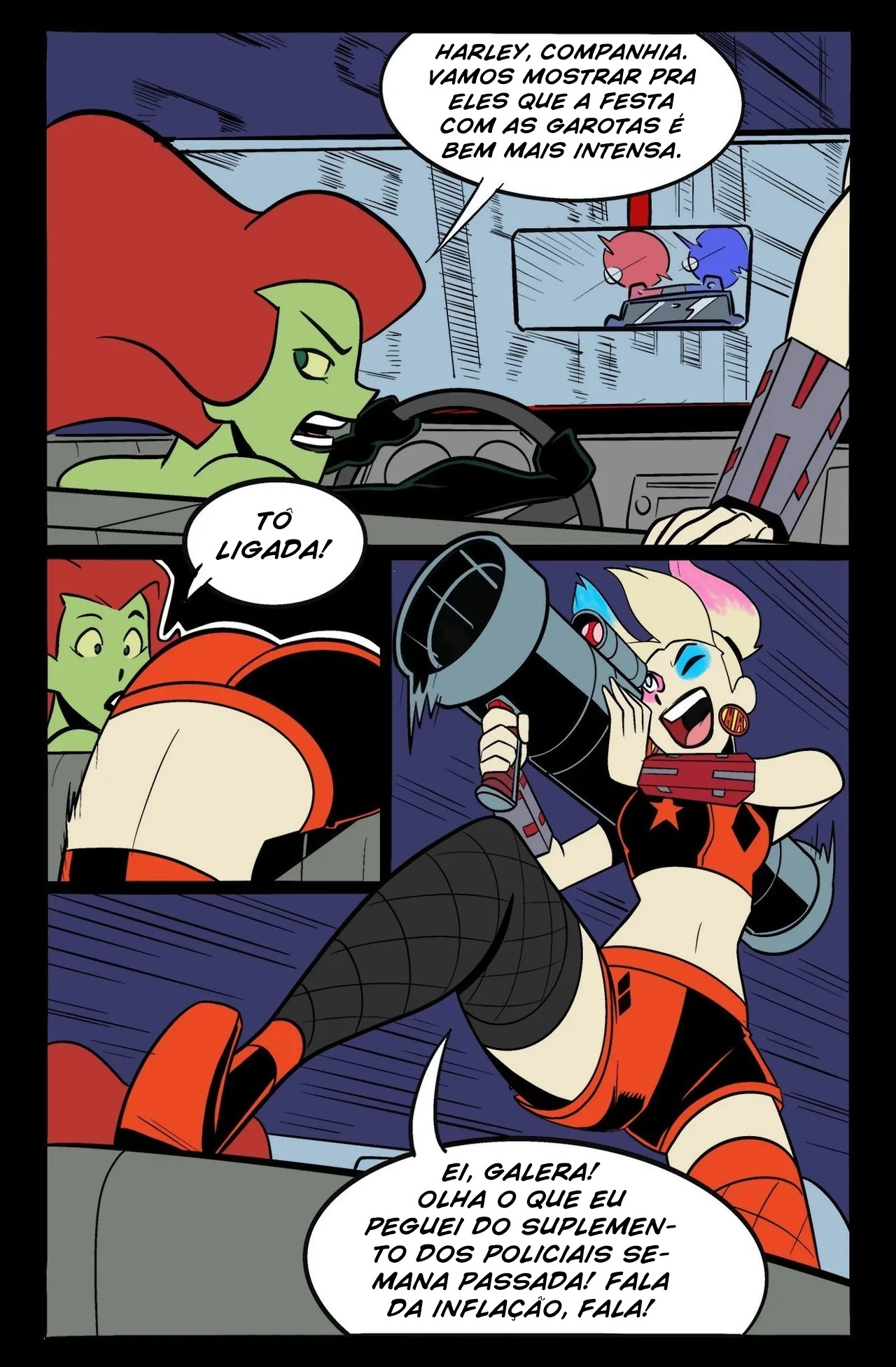 Harley/Ivy: Getaway Hentai pt-br 02